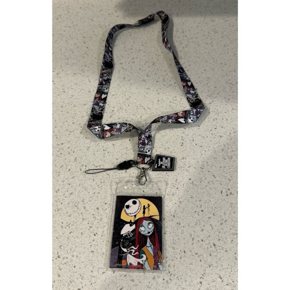 Halloween Lanyard Keychain, Horror ID Badges Lanyard, Key Lanyard for ID Card
